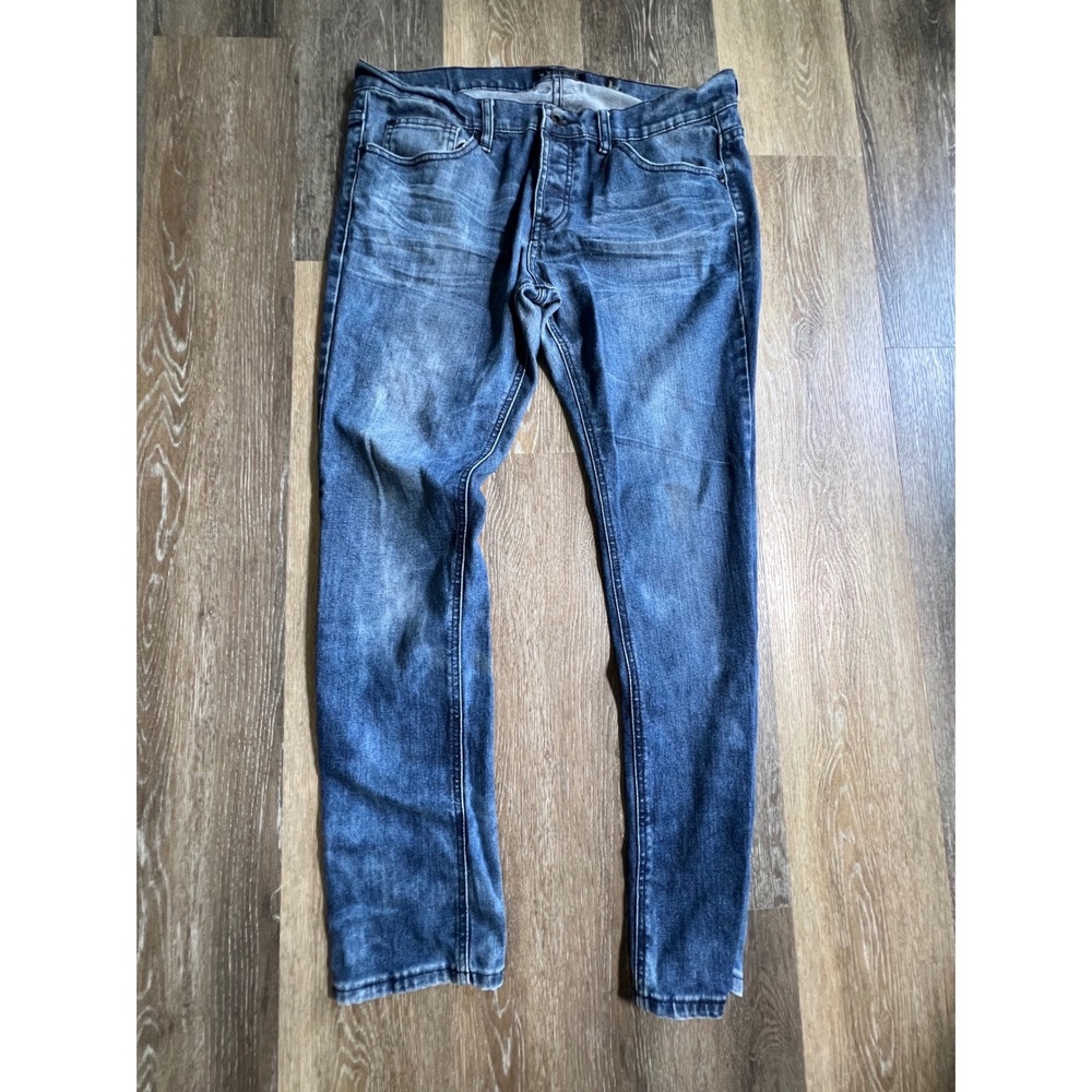 Rude Skinny‎ Jeans Women 36x32 Blue Good Medium Wash Denim Slim Fit Stretch